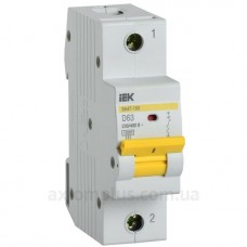 Автоматический выключатель IEK ВА47-150 1Р 63А 15кА D