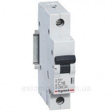 Автомат электропитания RX³ 4,5кА 16А 1п C, Legrand