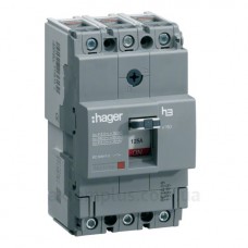 Авт.выключатель Hager x160, In=63А, 3п, 40kA