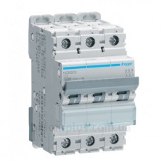 Автоматический выключатель NCN303 (3р,С,3А) Hager