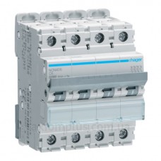 Автомат электропитания NCN406 (4р,С,6А) Hager