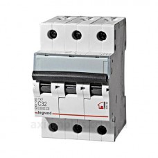 Электроавтомат C 20A 3П 6kA, Legrand