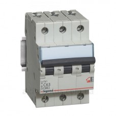 Автомат электропитания C 50A 3П 6kA, Legrand